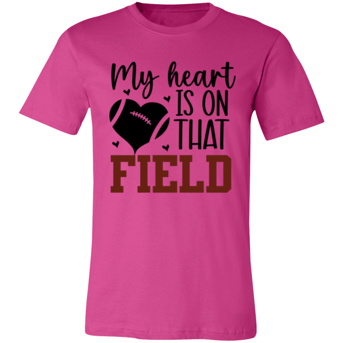 My Heart is on that Field - Unisex Jersey Short-Sleeve T-Shirt