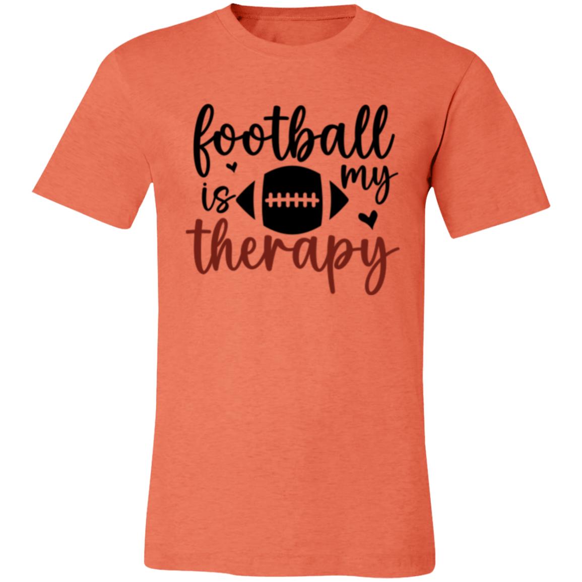 Football is My Therapy - Unisex Jersey Short-Sleeve T-Shirt