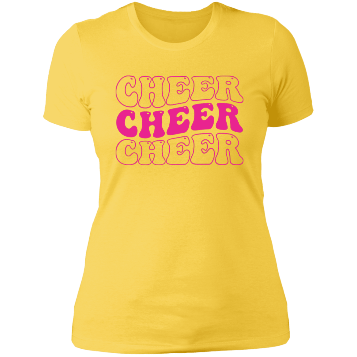 Cheer Cheer Cheer - Ladies' Boyfriend T-Shirt