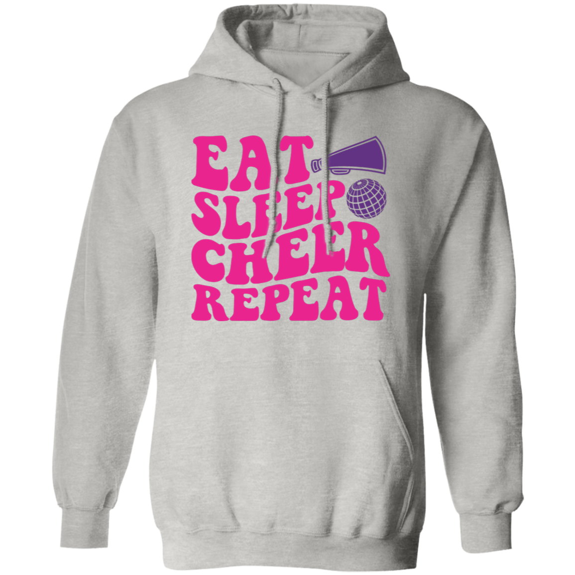 Eat Sleep Cheer Repeat - Pullover Hoodie