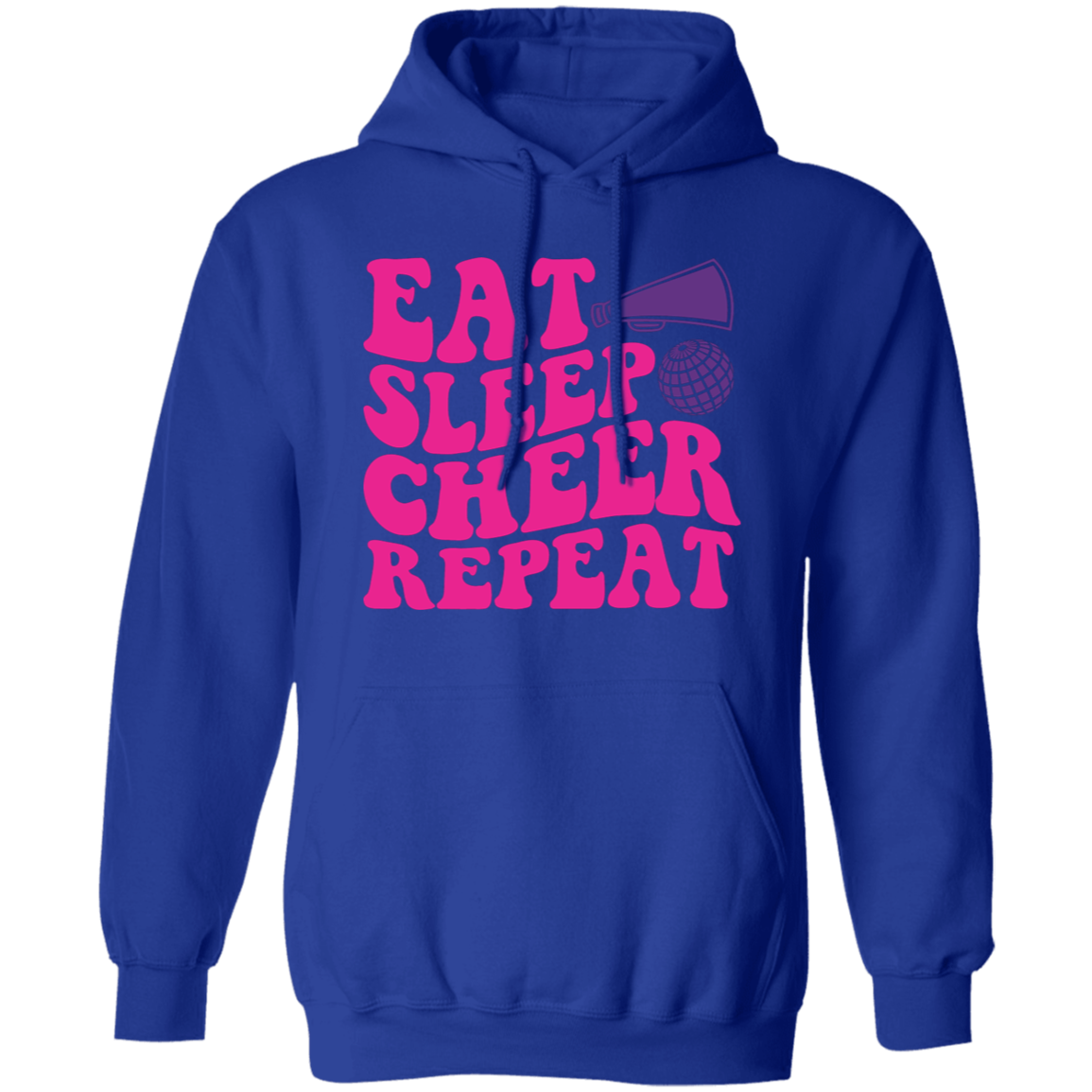 Eat Sleep Cheer Repeat - Pullover Hoodie