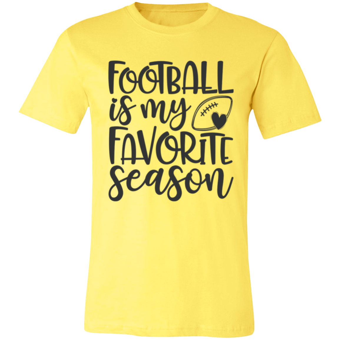 Football is my Favorite Season - Unisex Jersey Short-Sleeve T-Shirt