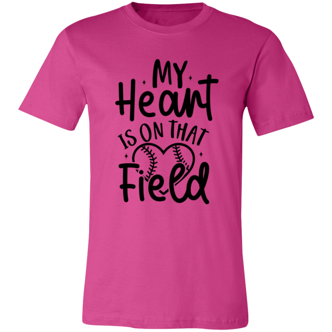 My Heart Is On That Field - Unisex Jersey Short-Sleeve T-Shirt