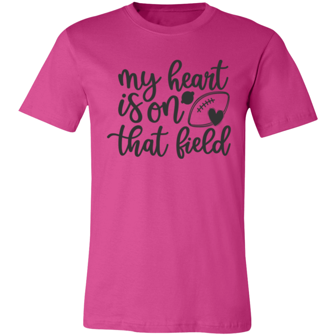 My Heart Is On That Field - Unisex Jersey Short-Sleeve T-Shirt