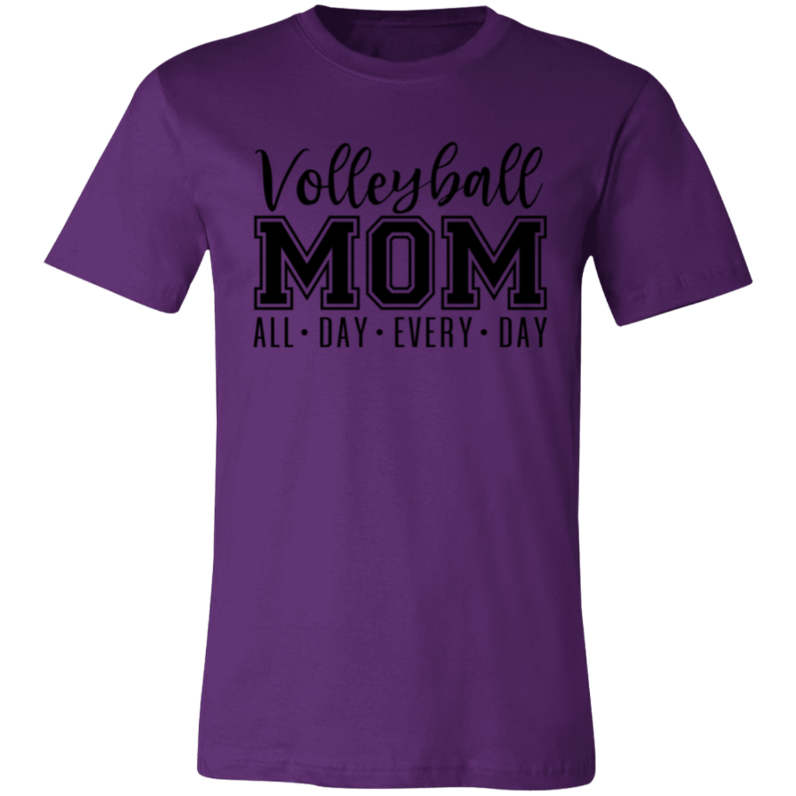 Volleyball MOM All Day Every Day Unisex Jersey Short-Sleeve T-Shirt