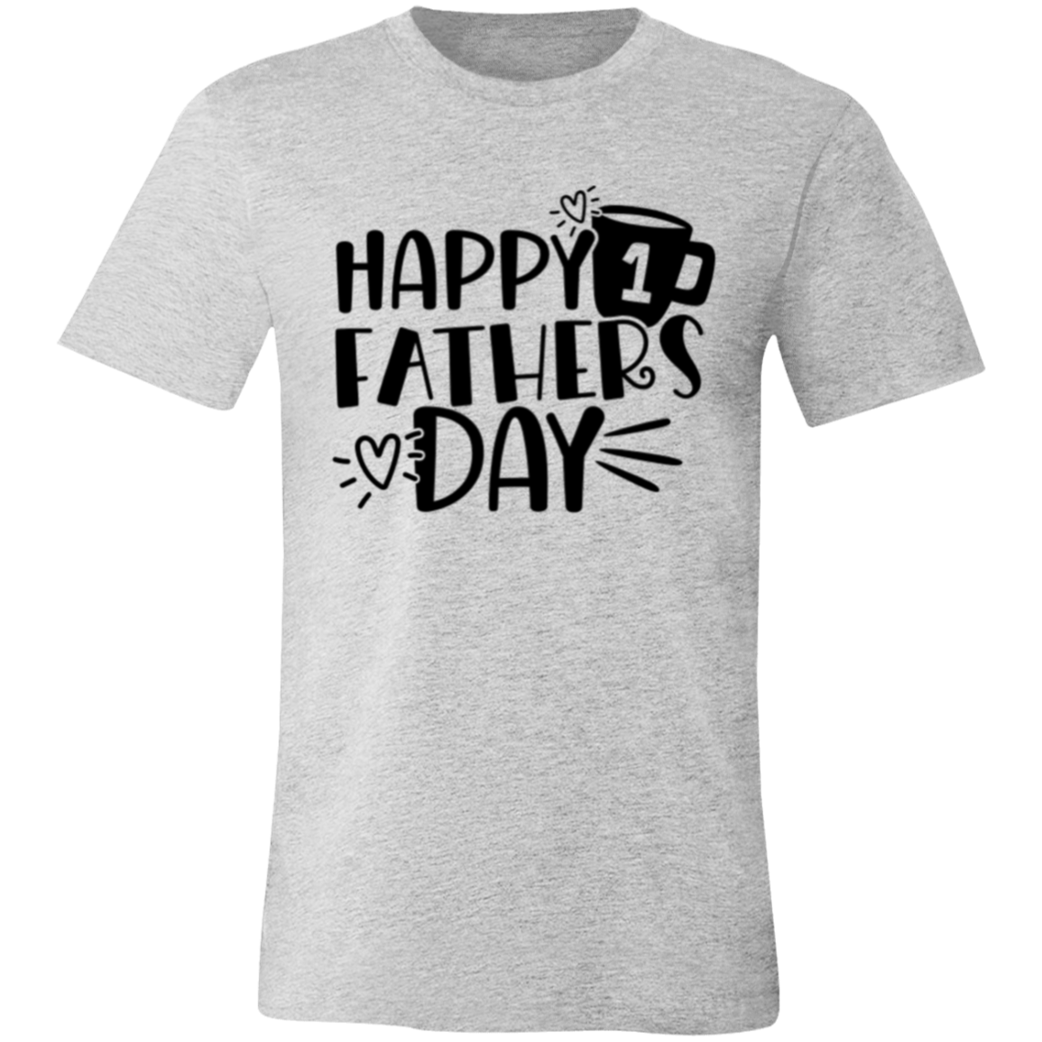 HAPPY FATHERS DAY - Unisex Jersey Short-Sleeve T-Shirt