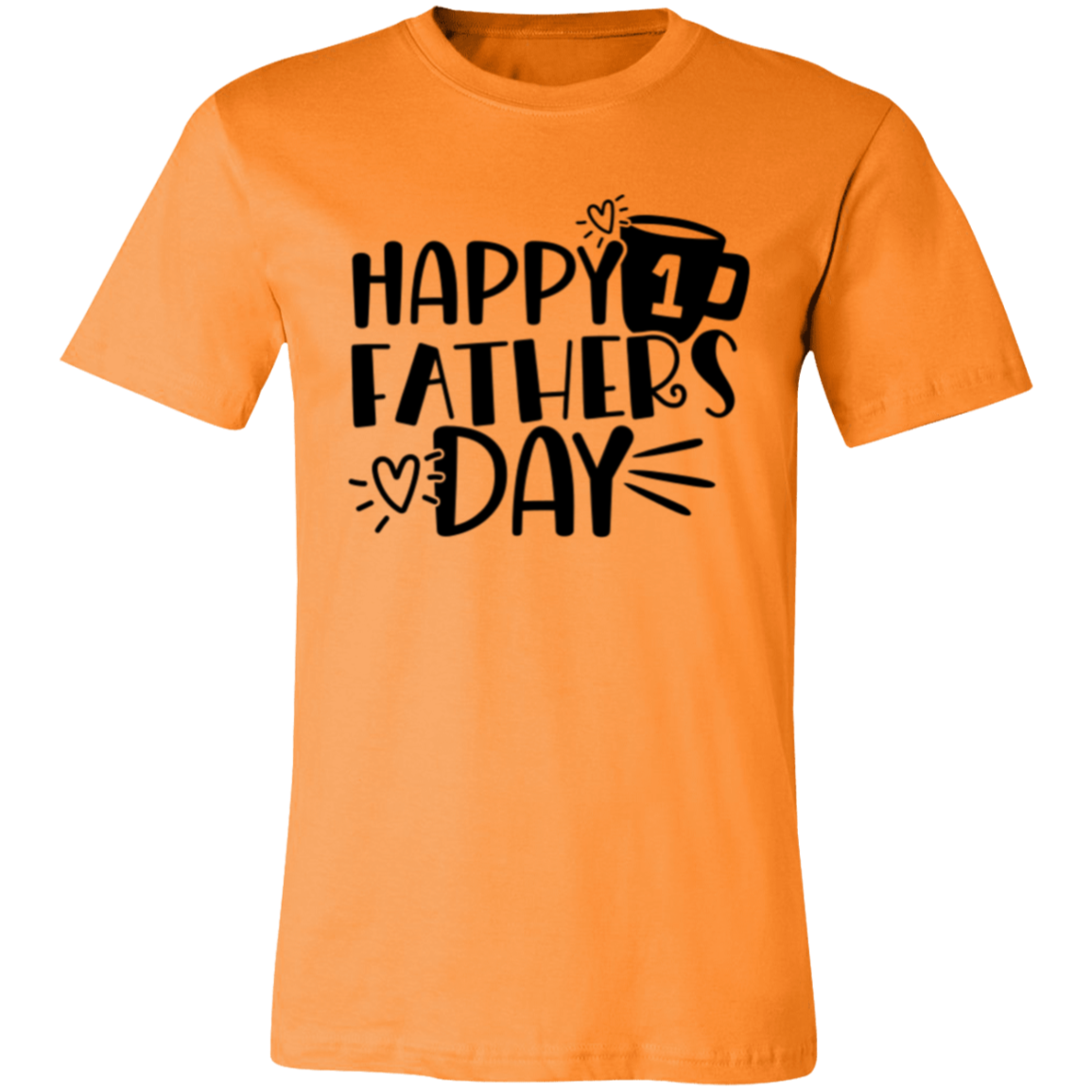 HAPPY FATHERS DAY - Unisex Jersey Short-Sleeve T-Shirt