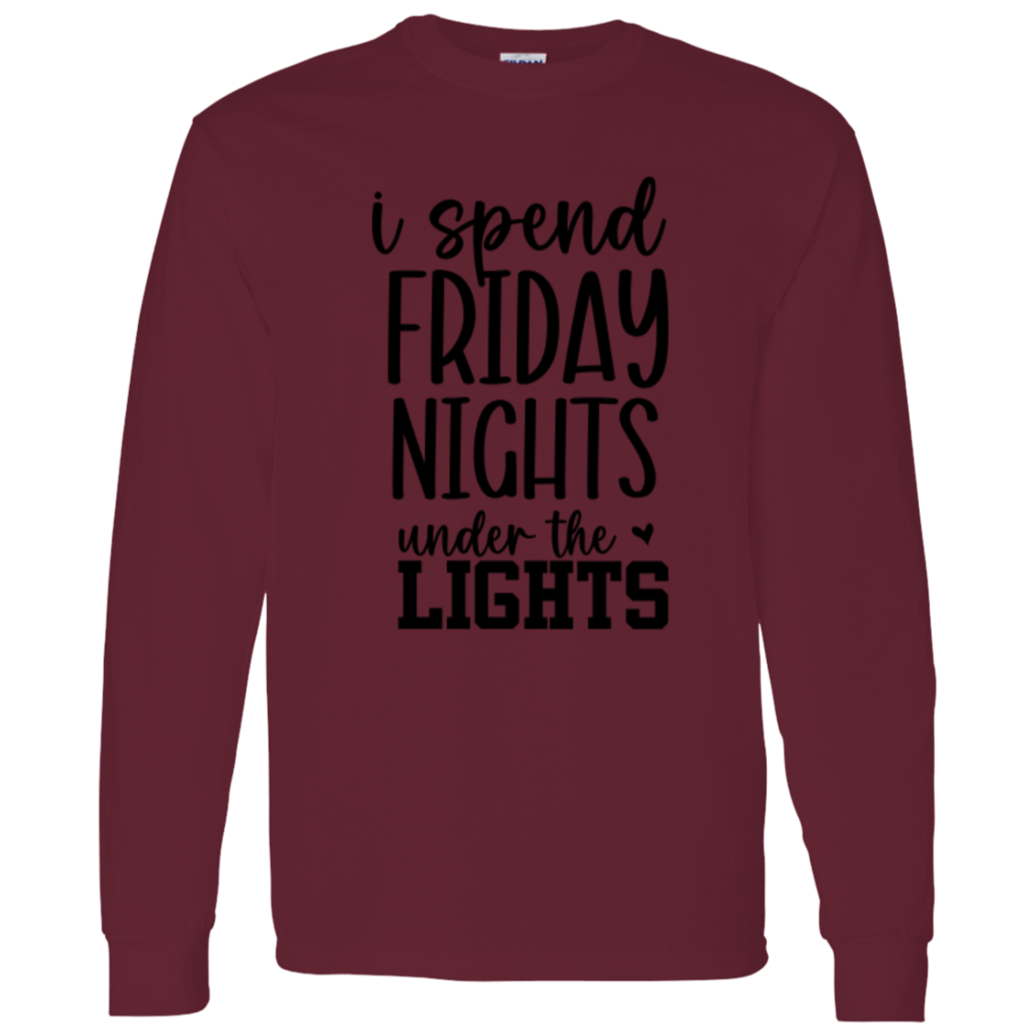 Friday Nights Under the Lights LS T-Shirt 5.3 oz