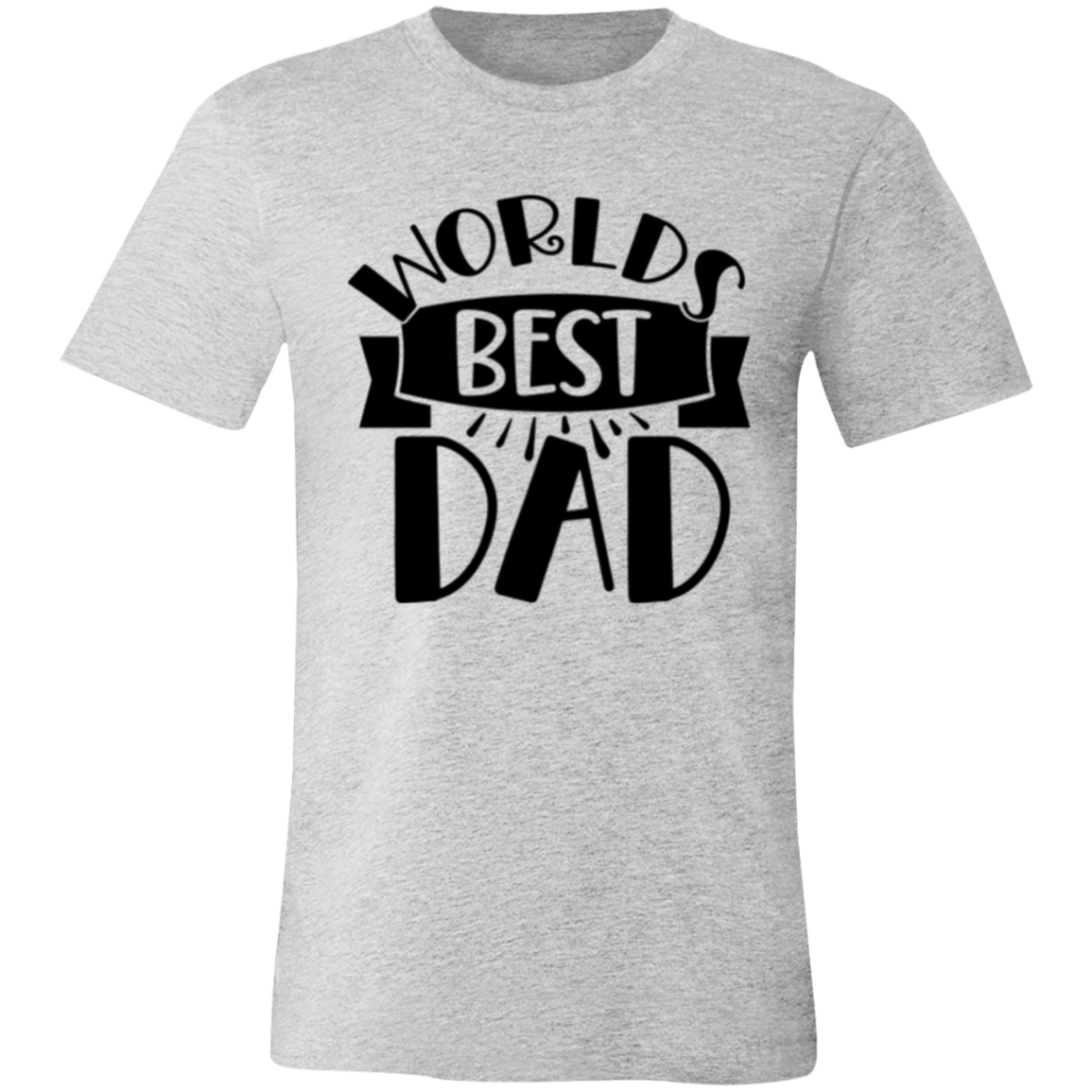 WORLDS BEST DAD - Unisex Jersey Short-Sleeve T-Shirt