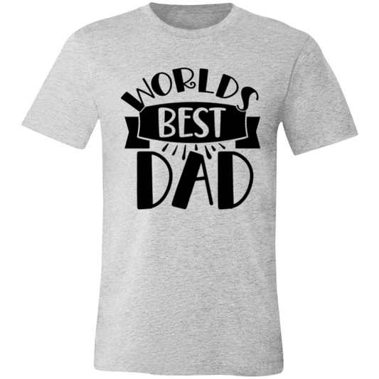 WORLDS BEST DAD - Unisex Jersey Short-Sleeve T-Shirt