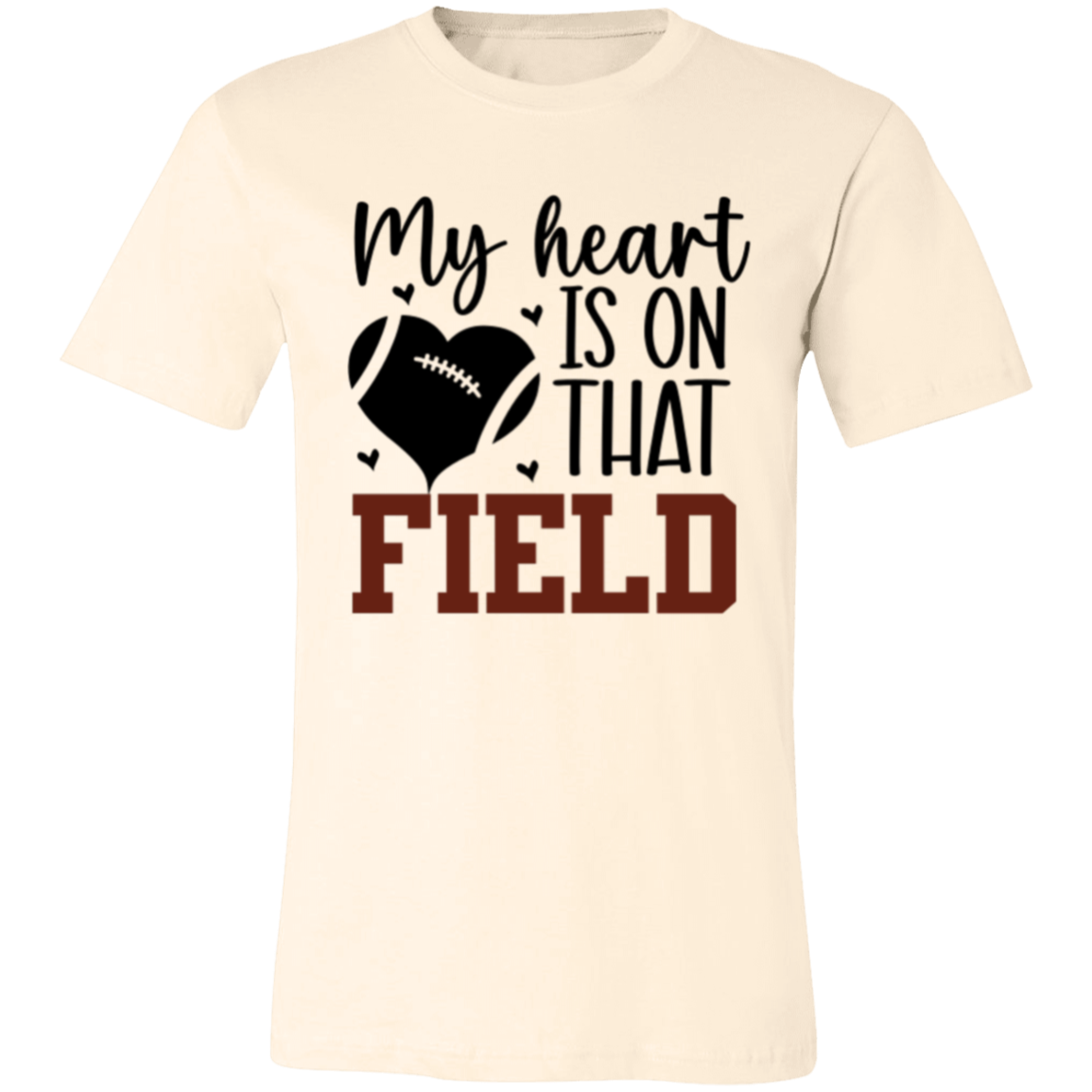 My Heart is on that Field - Unisex Jersey Short-Sleeve T-Shirt