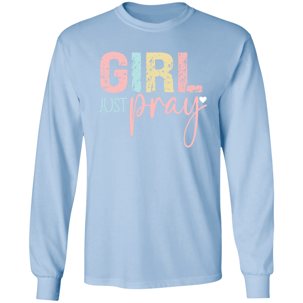 Girl Pray - LS T-Shirt 5.3 oz.