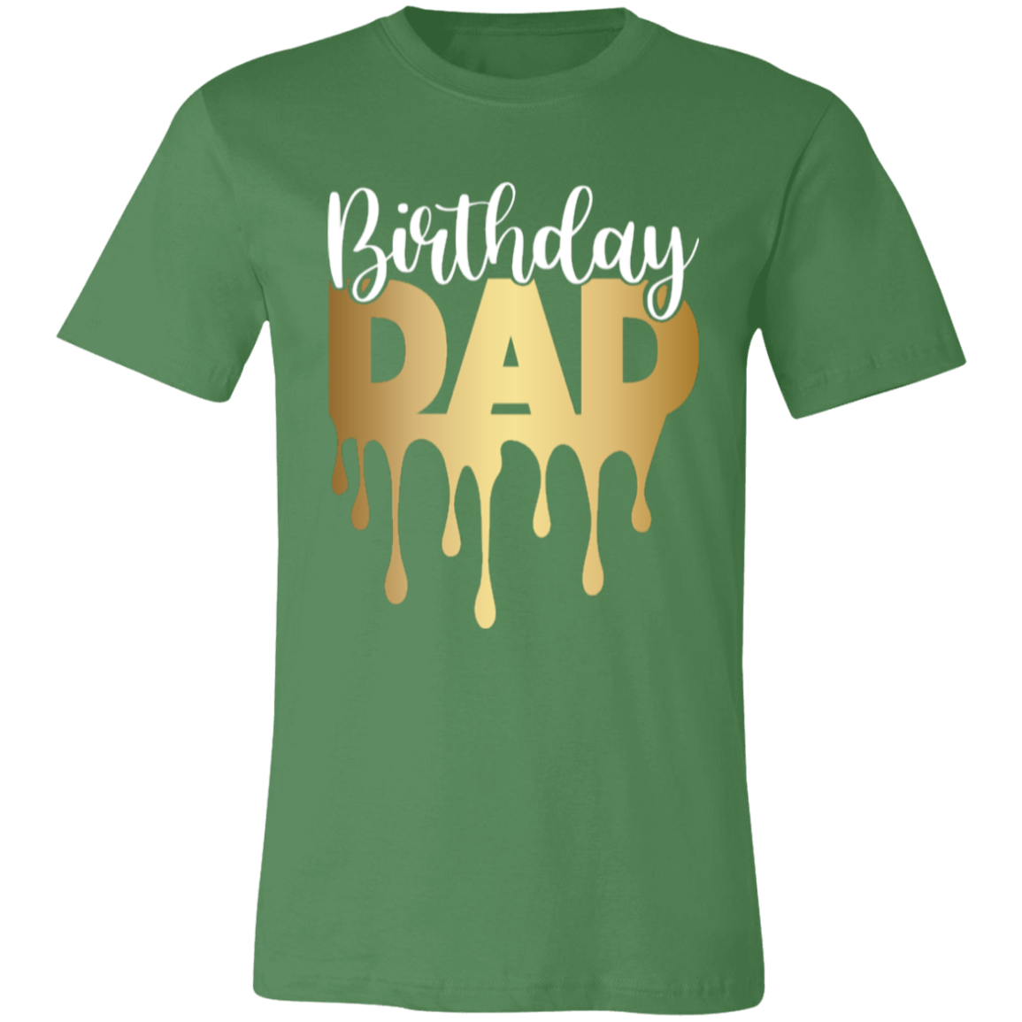 Birthday Dad Gold Unisex Jersey Short-Sleeve T-Shirt