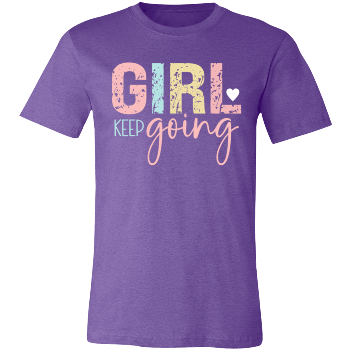 GIRL Keep Going - Unisex Jersey Short-Sleeve T-Shirt