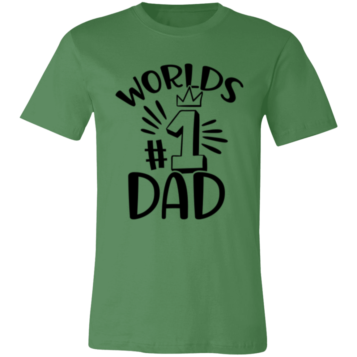 World's #1 DAD - Unisex Jersey Short-Sleeve T-Shirt