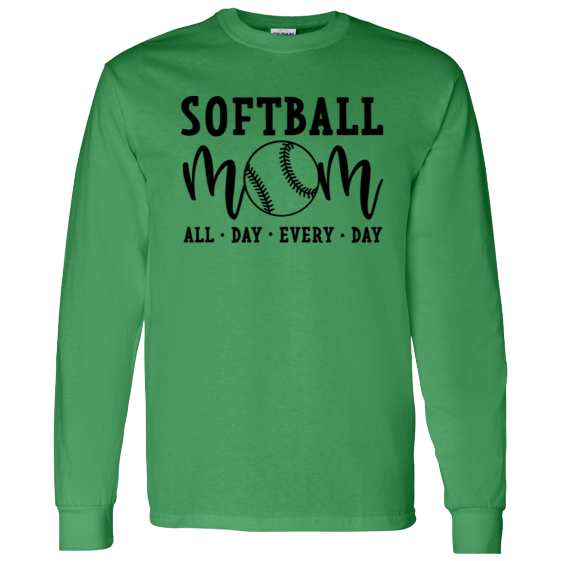 Softball Mom - Long Sleeve T-Shirt 5.3 oz.