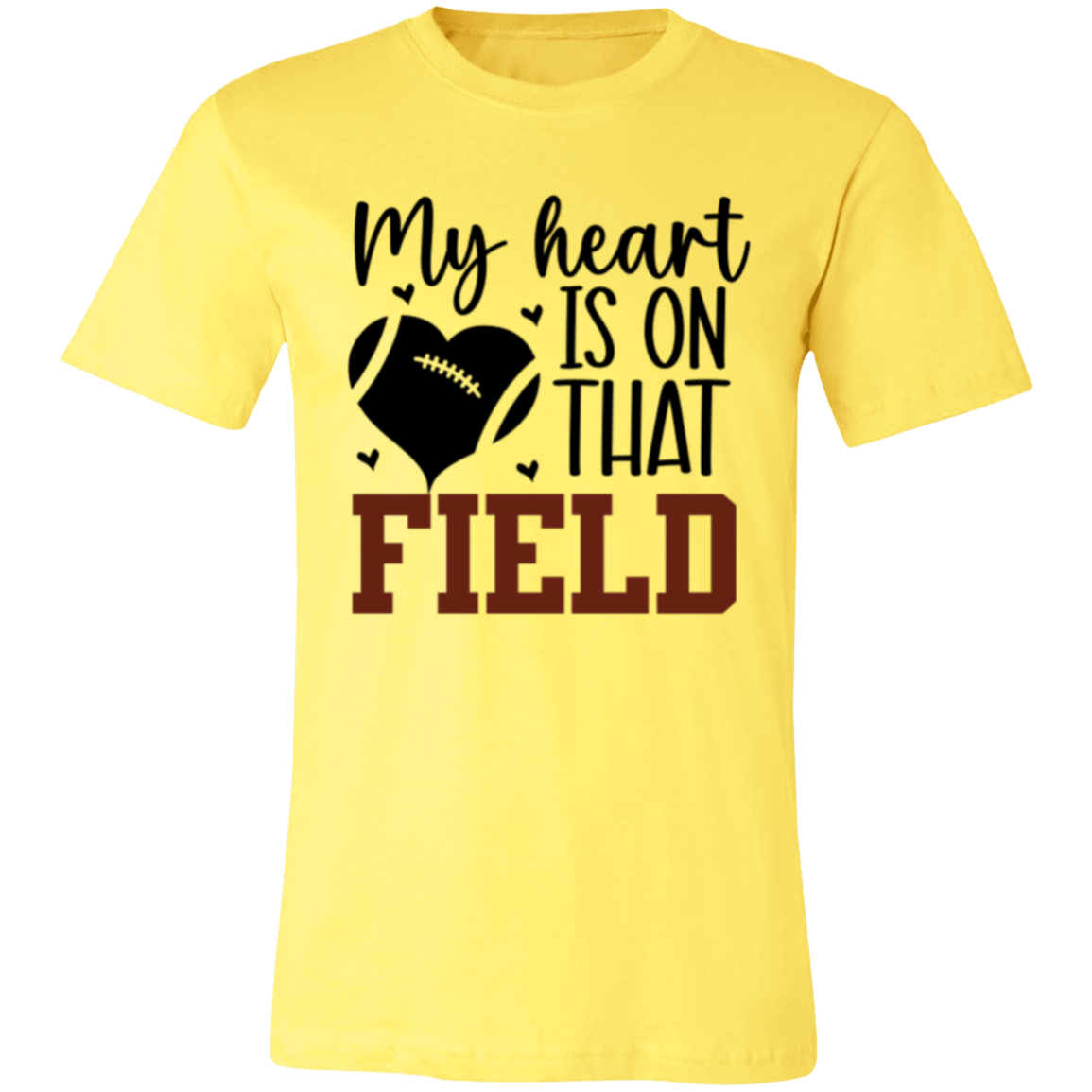 My Heart is on that Field - Unisex Jersey Short-Sleeve T-Shirt