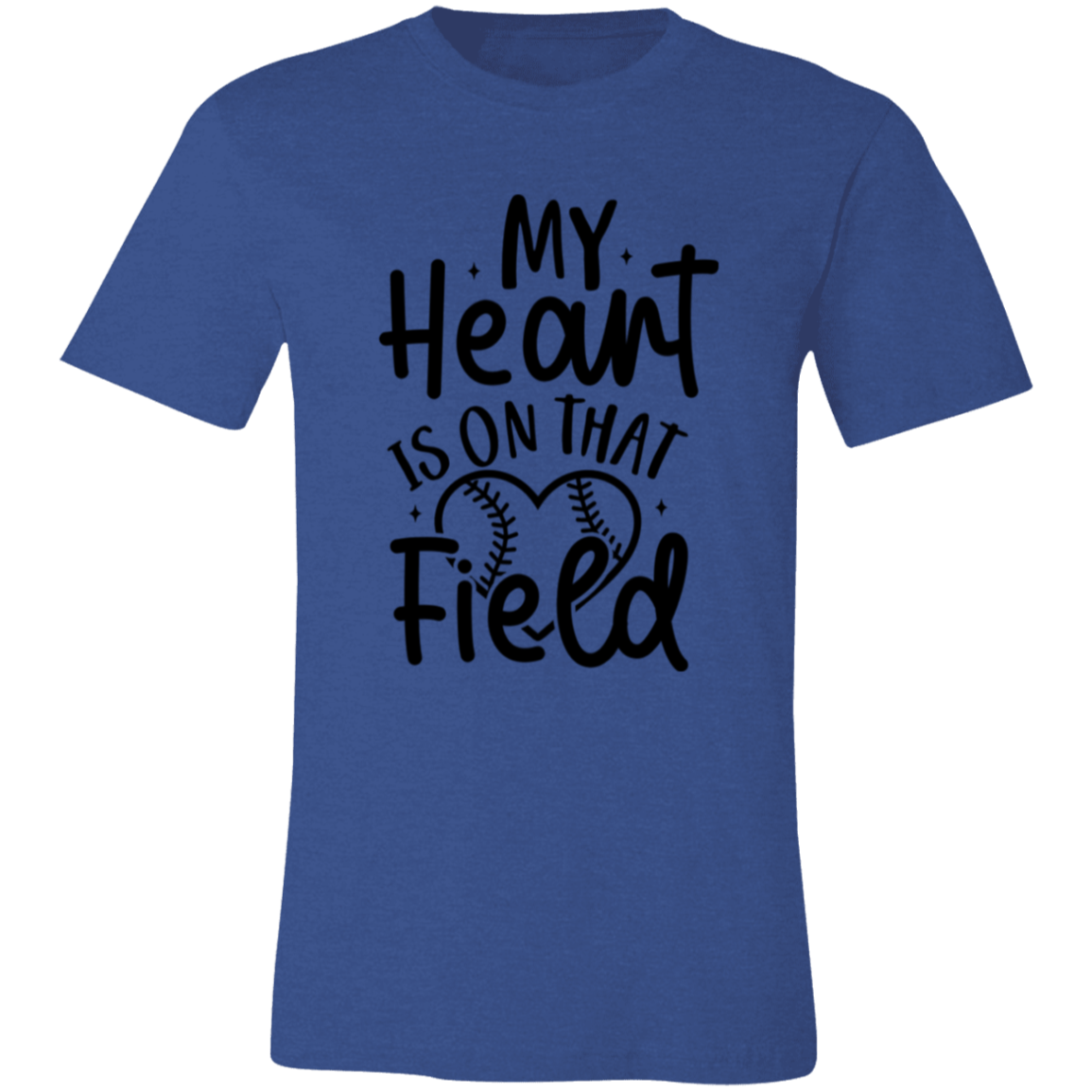 My Heart Is On That Field - Unisex Jersey Short-Sleeve T-Shirt