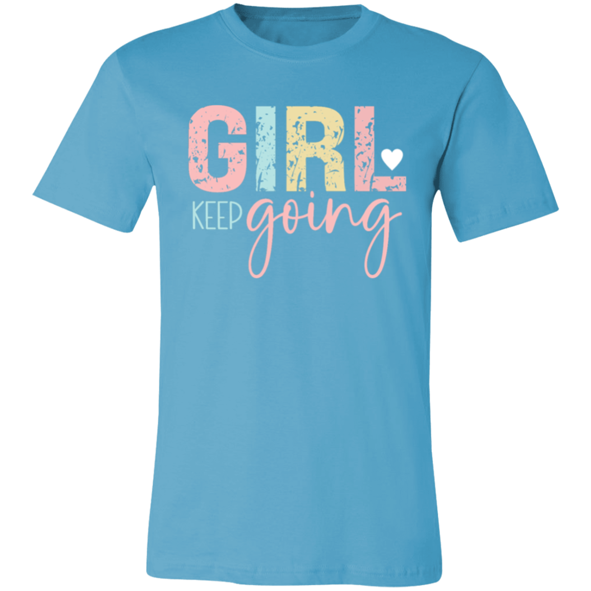 GIRL Keep Going - Unisex Jersey Short-Sleeve T-Shirt