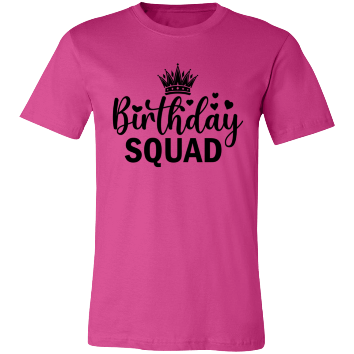 Birthday Squad Unisex Jersey Short-Sleeve T-Shirt