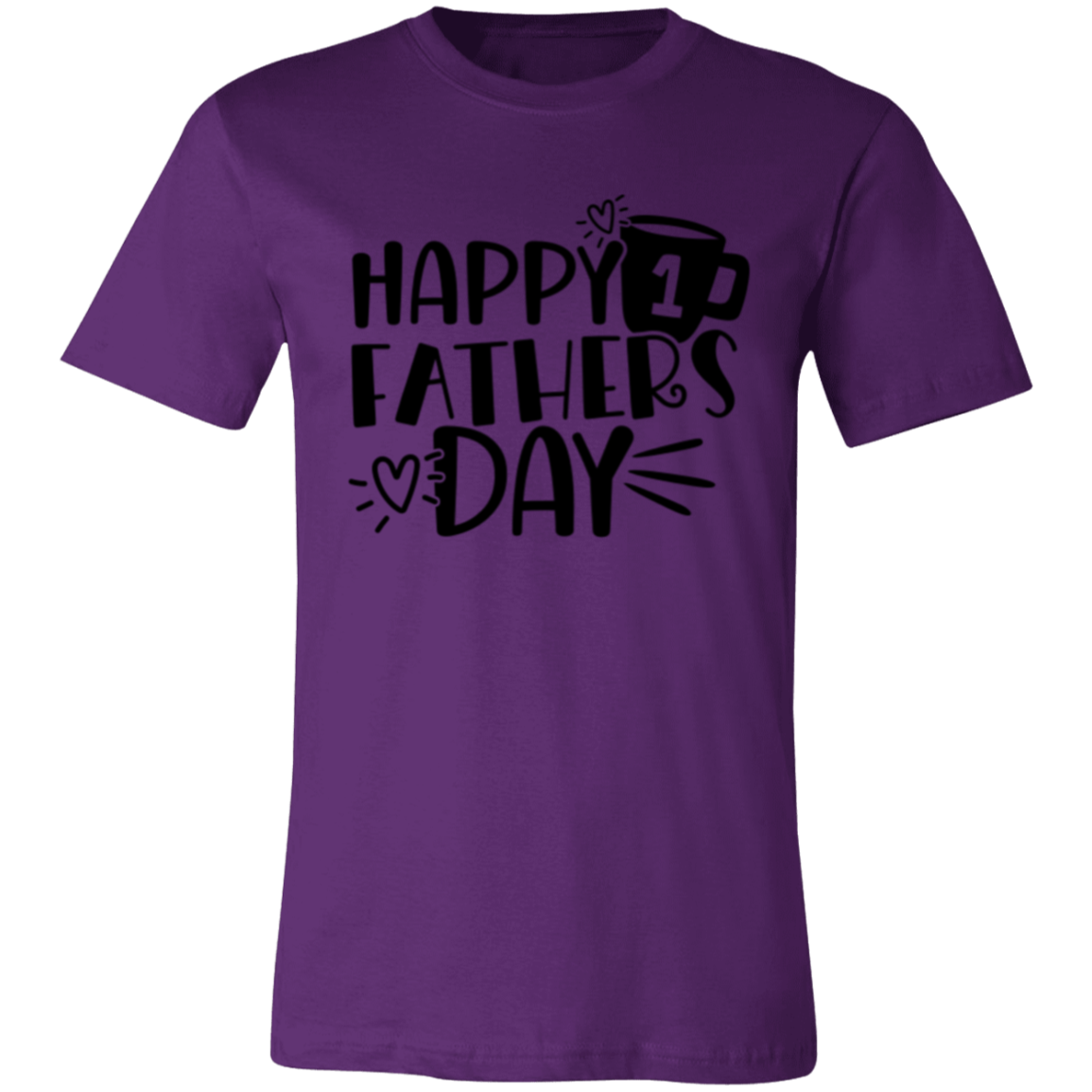 HAPPY FATHERS DAY - Unisex Jersey Short-Sleeve T-Shirt