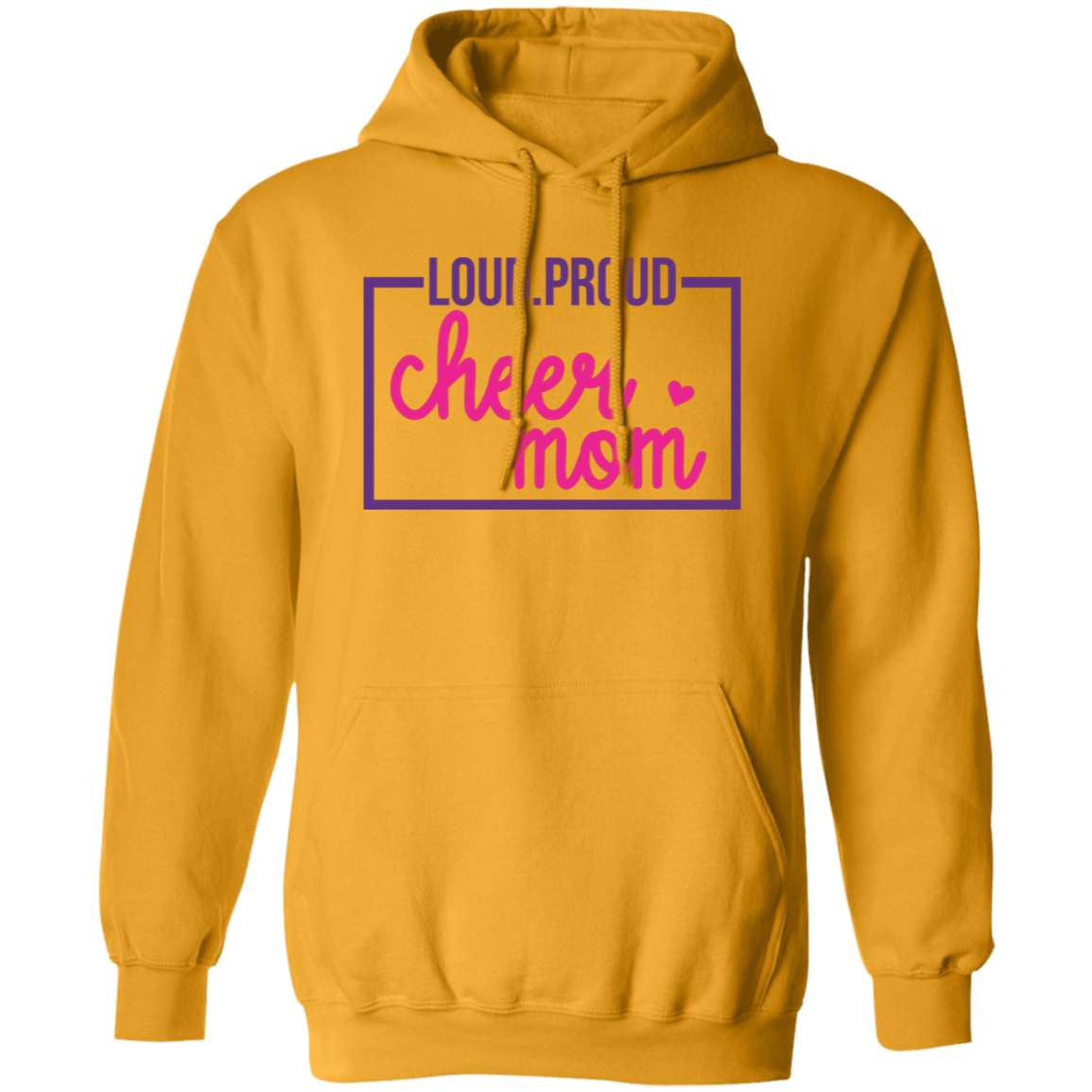 Loud Proud Cheer Mom - Pullover Hoodie