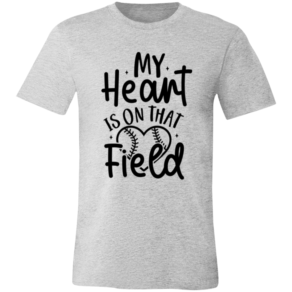 My Heart Is On That Field - Unisex Jersey Short-Sleeve T-Shirt