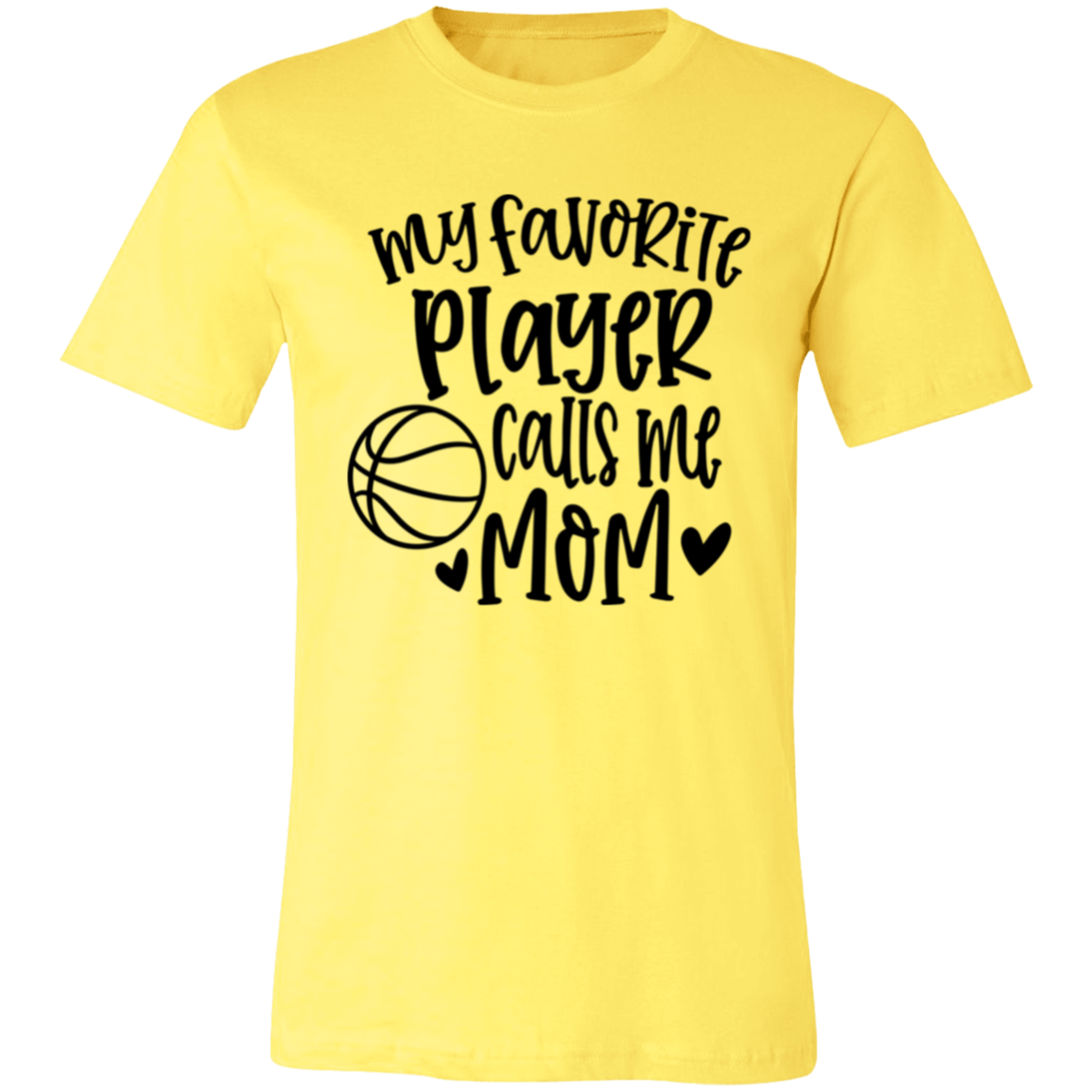 My Favorite Player Calls Me Mom - Unisex Jersey Short-Sleeve T-Shirt