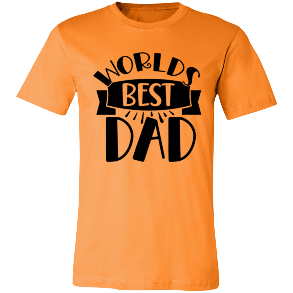 WORLDS BEST DAD - Unisex Jersey Short-Sleeve T-Shirt