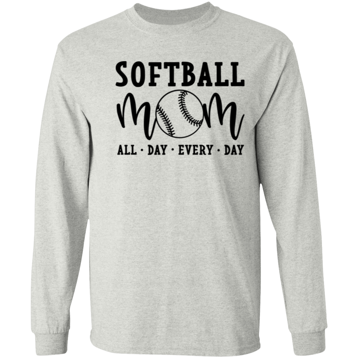 Softball Mom - Long Sleeve T-Shirt 5.3 oz.