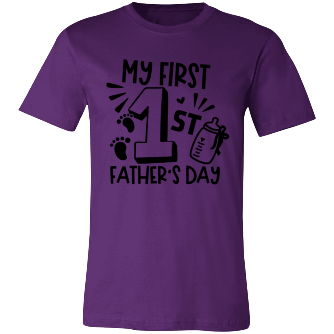 MY FIRST FATHER'S DAY - Unisex Jersey Short-Sleeve T-Shirt