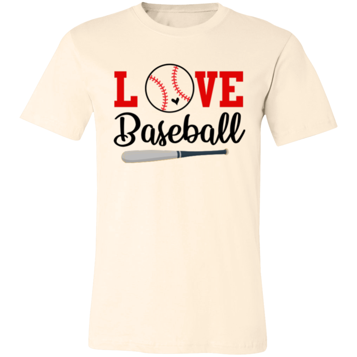 Love Baseball - Unisex Jersey Short-Sleeve T-Shirt