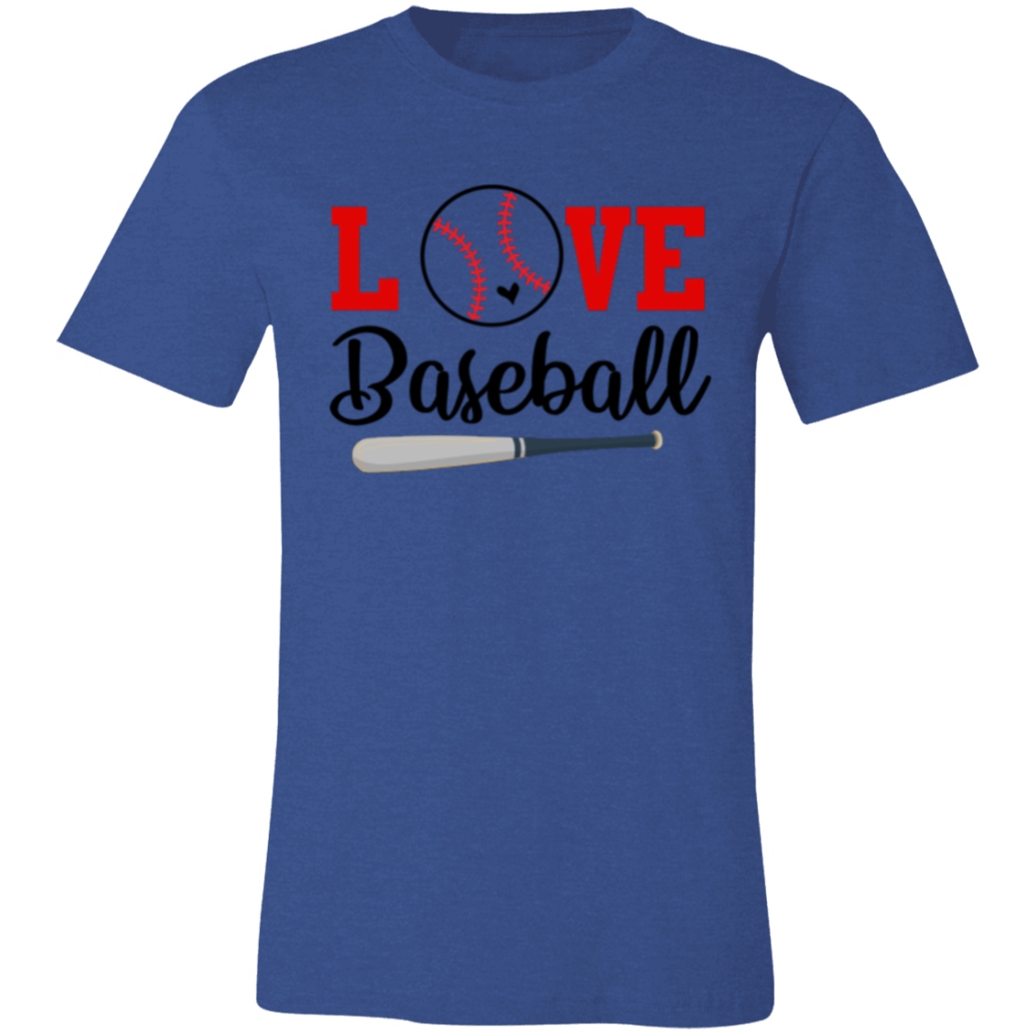 Love Baseball - Unisex Jersey Short-Sleeve T-Shirt