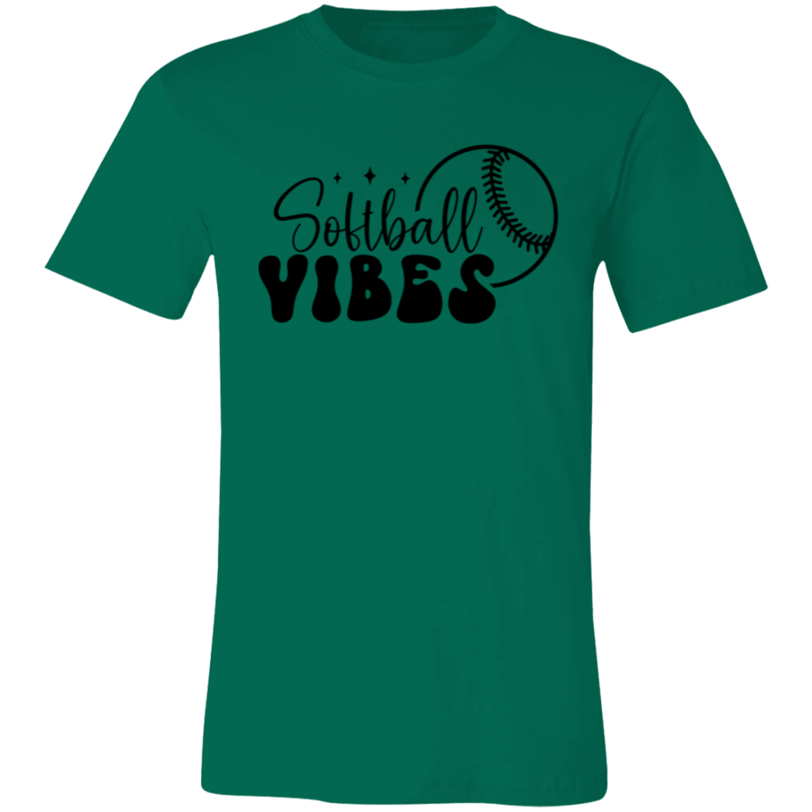 Softball Vibes - Unisex Jersey Short-Sleeve T-Shirt