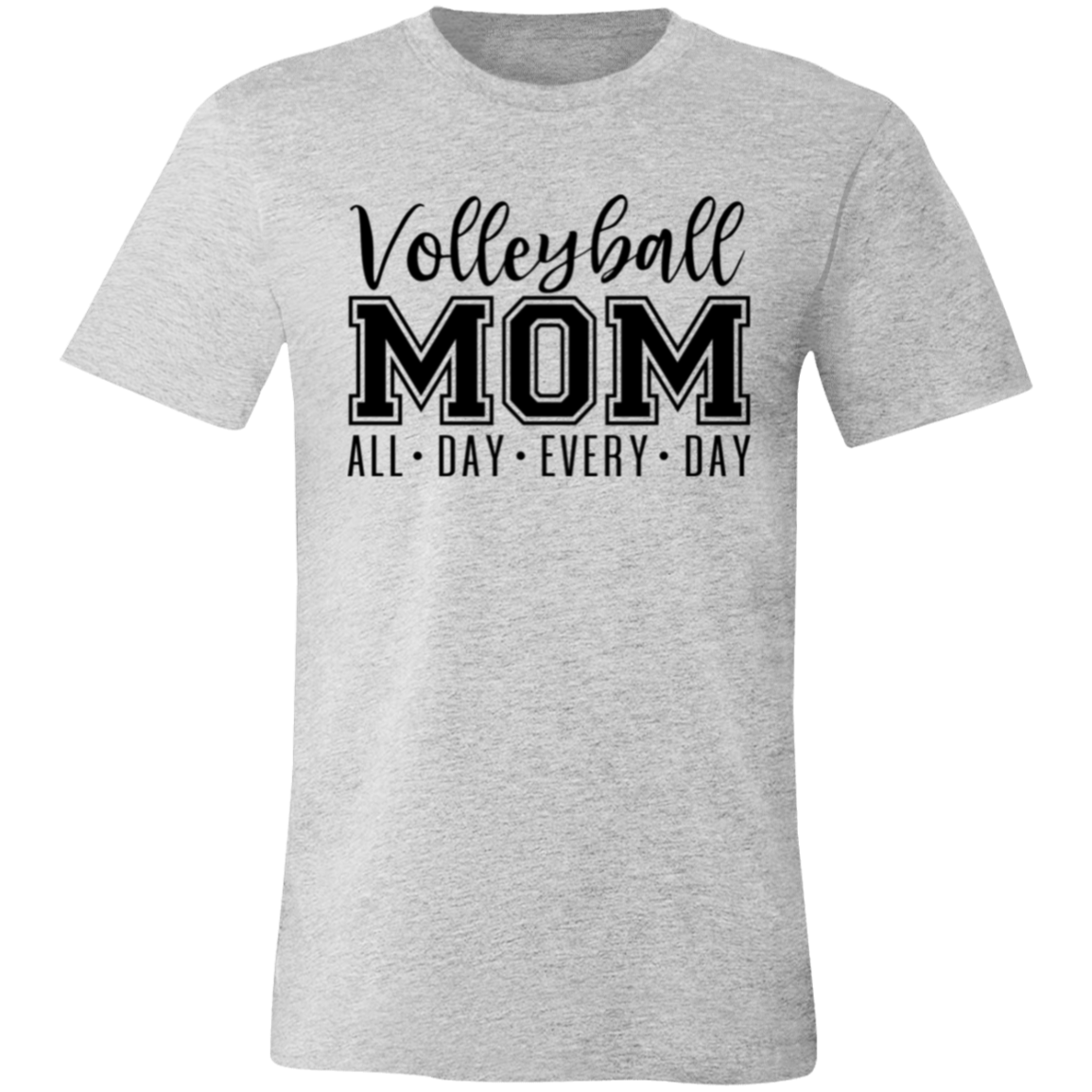 Volleyball MOM All Day Every Day Unisex Jersey Short-Sleeve T-Shirt