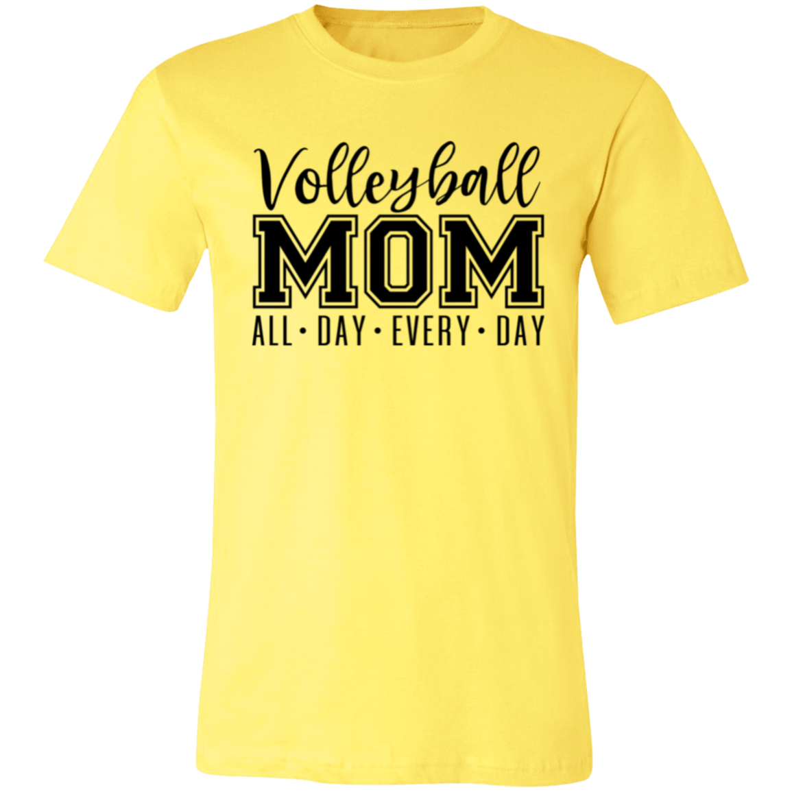 Volleyball MOM All Day Every Day Unisex Jersey Short-Sleeve T-Shirt