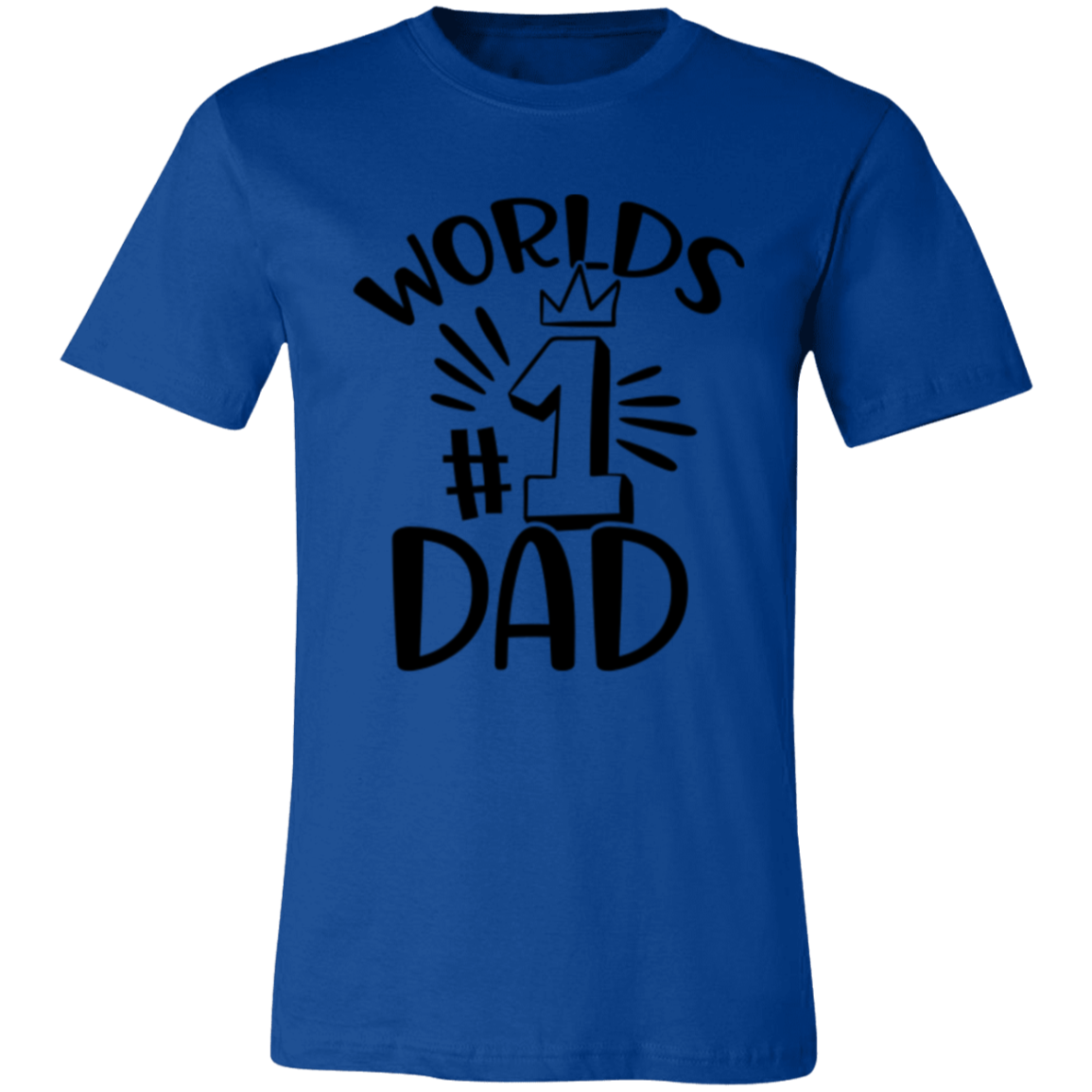 World's #1 DAD - Unisex Jersey Short-Sleeve T-Shirt