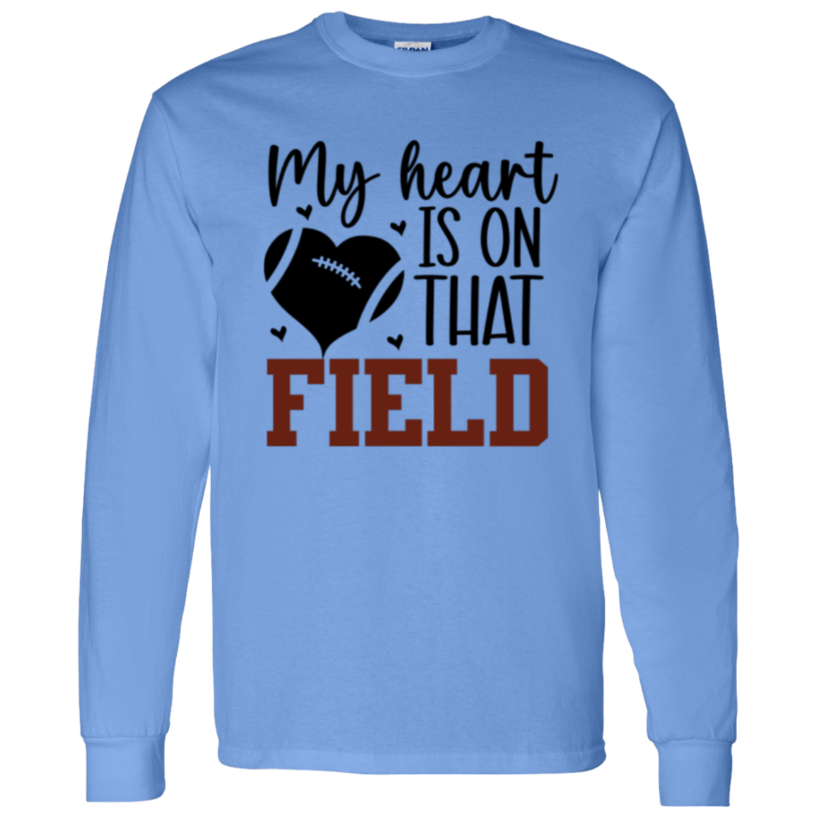 My Heart is on that Field - LS T-Shirt 5.3 oz.