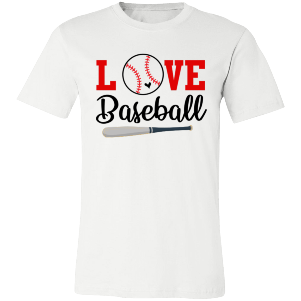 Love Baseball - Unisex Jersey Short-Sleeve T-Shirt