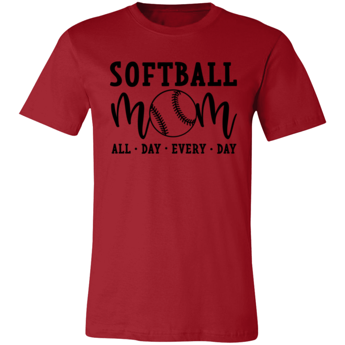 Softball Mom - Unisex Jersey Short-Sleeve T-Shirt