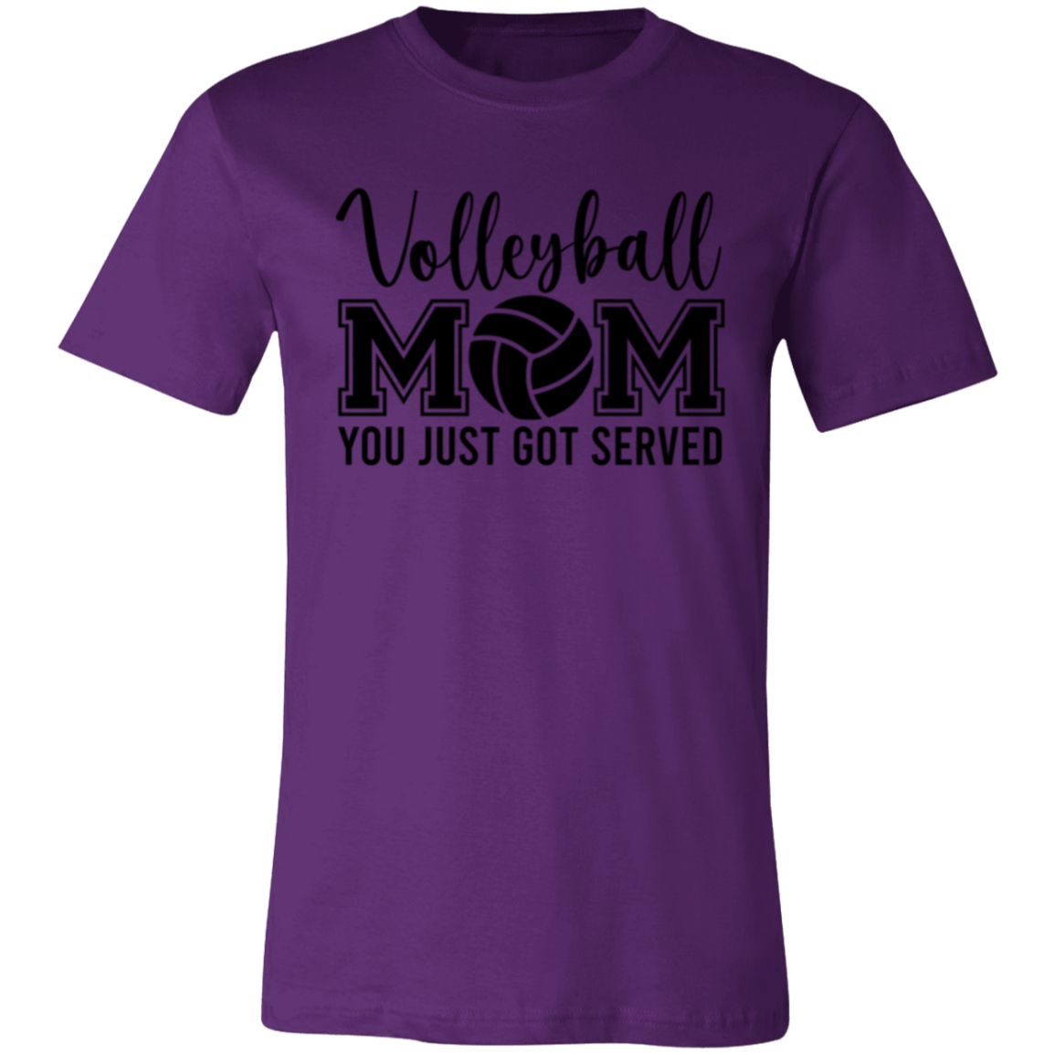 Volleyball MOM You Just Got Served Unisex Jersey Short-Sleeve T-Shirt