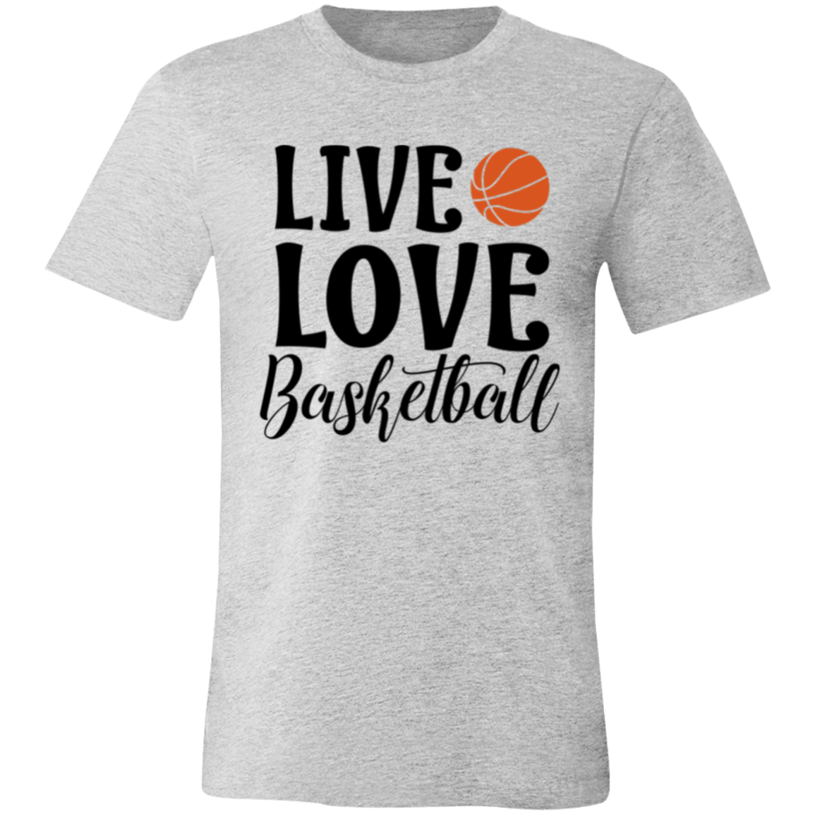 Live Love Basketball - Unisex Jersey Short-Sleeve T-Shirt