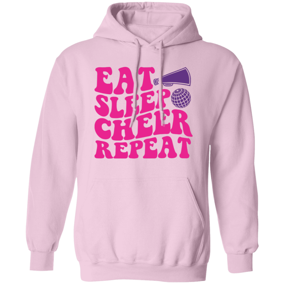 Eat Sleep Cheer Repeat - Pullover Hoodie