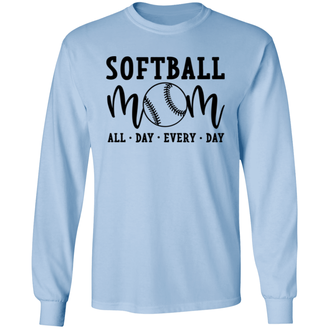 Softball Mom - Long Sleeve T-Shirt 5.3 oz.