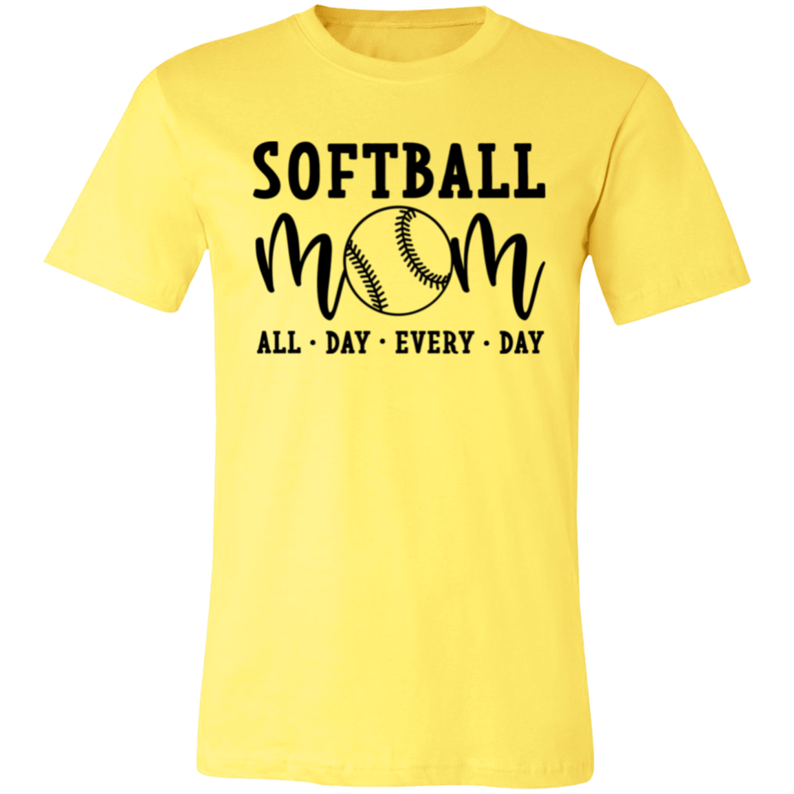 Softball Mom - Unisex Jersey Short-Sleeve T-Shirt