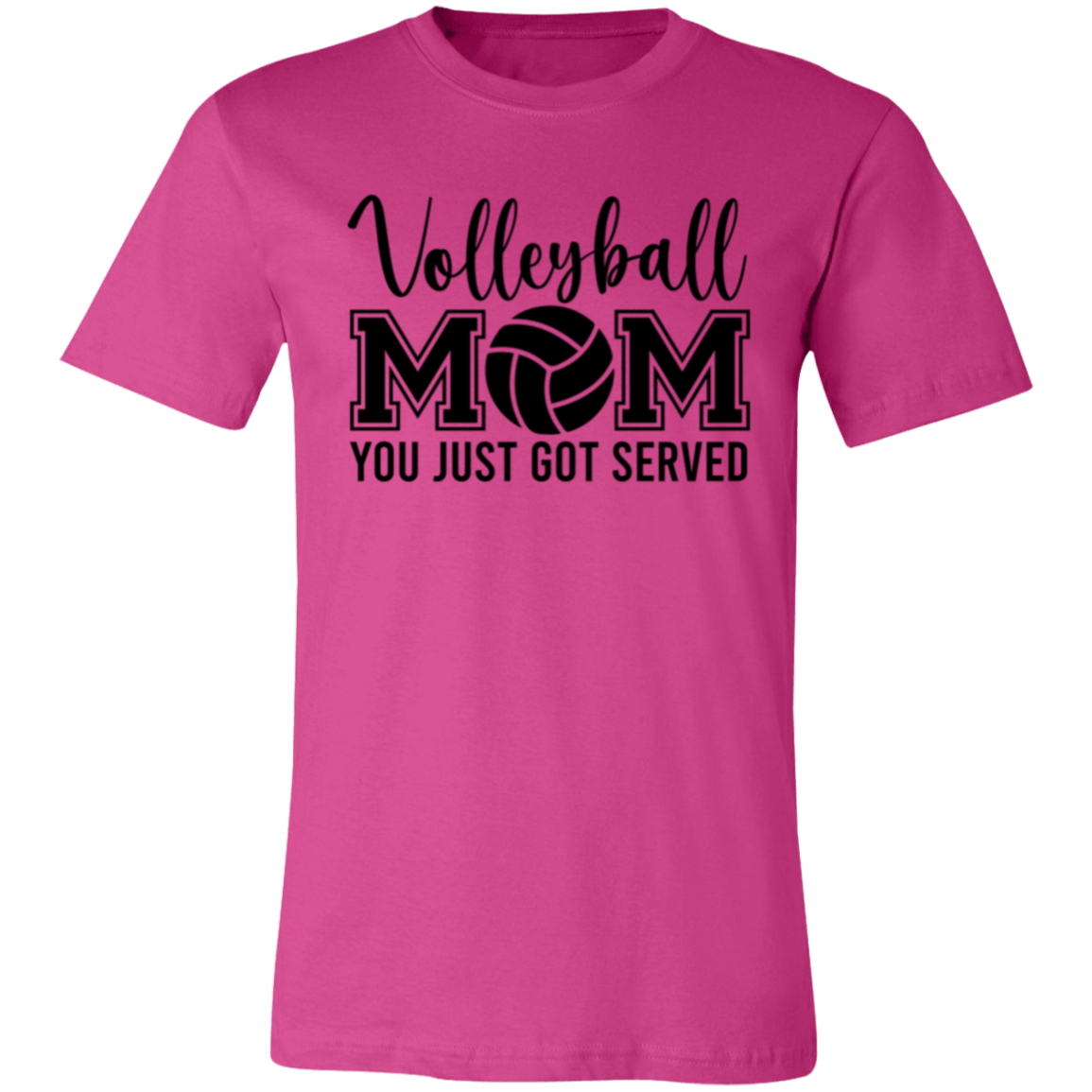 Volleyball MOM You Just Got Served Unisex Jersey Short-Sleeve T-Shirt