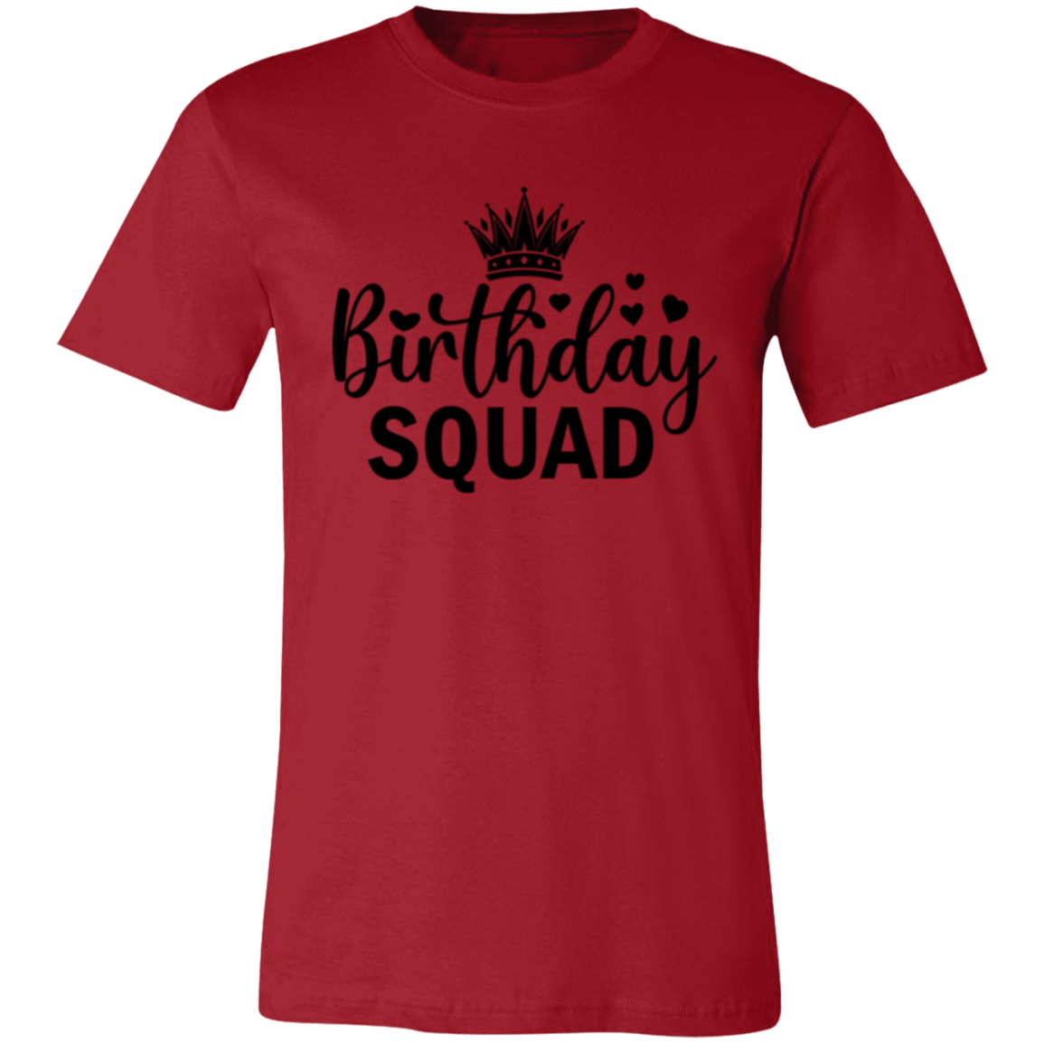 Birthday Squad Unisex Jersey Short-Sleeve T-Shirt