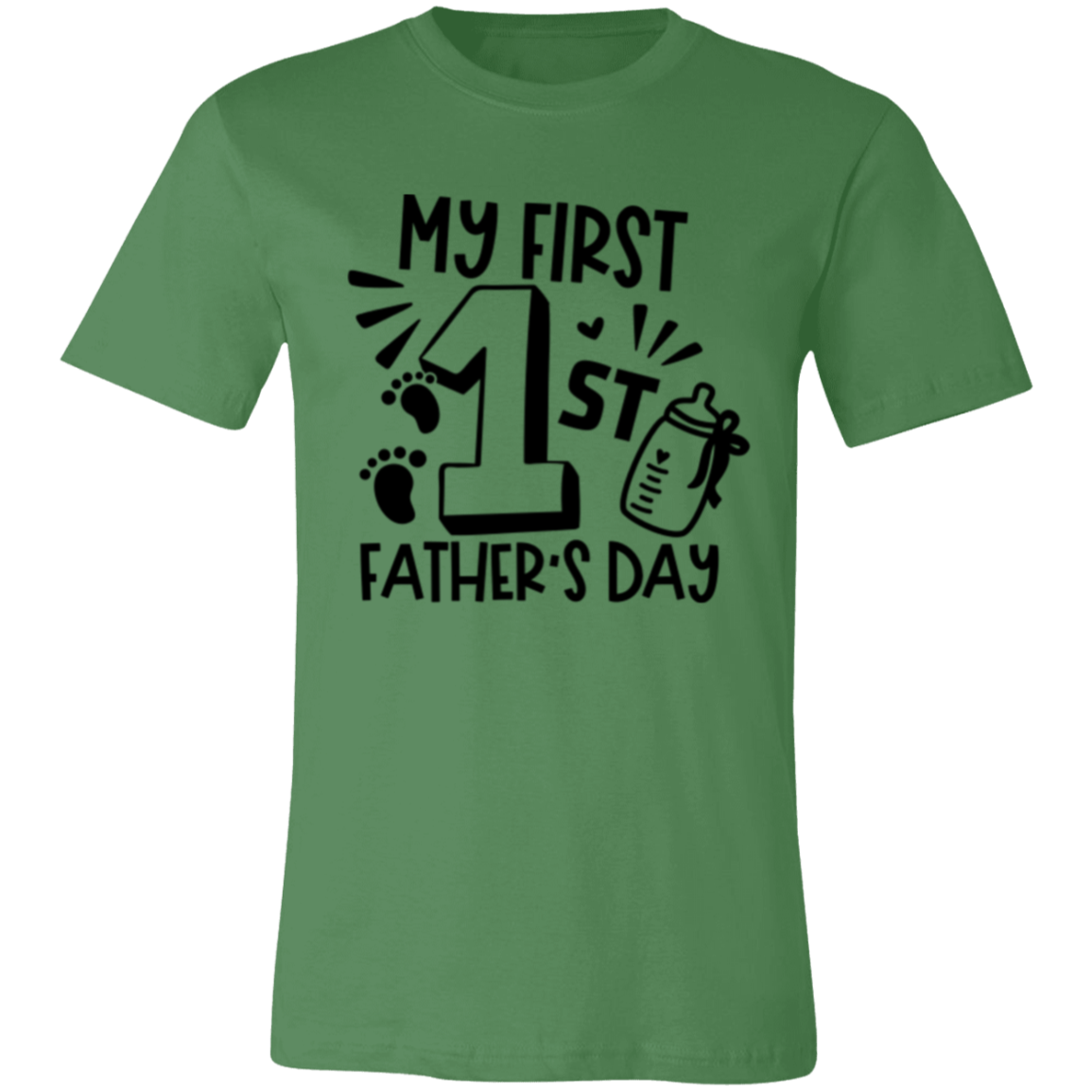 MY FIRST FATHER'S DAY - Unisex Jersey Short-Sleeve T-Shirt