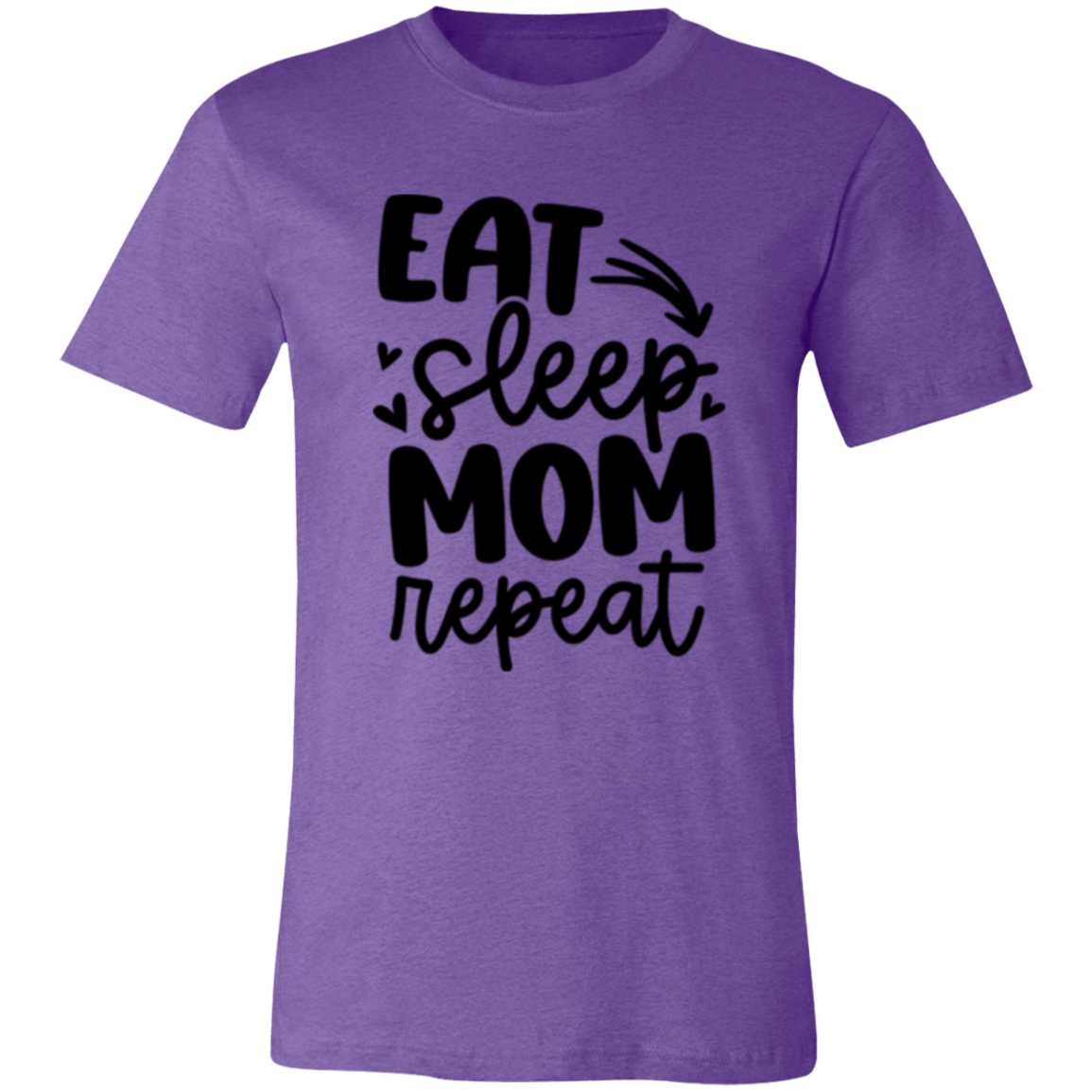 Eat Sleep MOM Repeat - Unisex Jersey Short-Sleeve T-Shirt