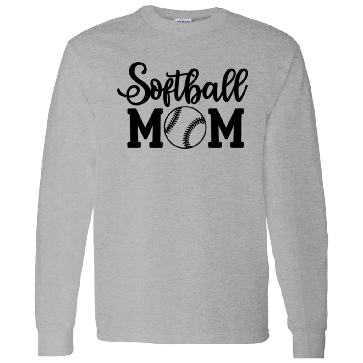 Softball Mom - Long Sleeve T-Shirt 5.3 oz.